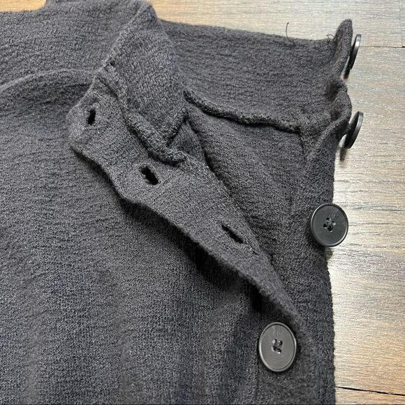 Madewell cotton Gauze Side Button Drawstring Shorts Romper Black - Picture 5 of 7